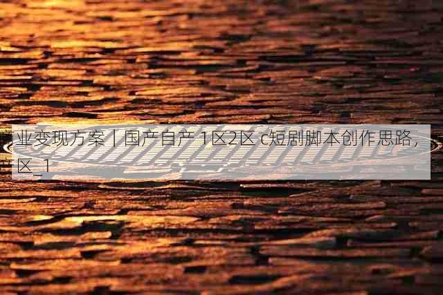商业变现方案｜国产自产 1区2区 c短剧脚本创作思路，国产区_1