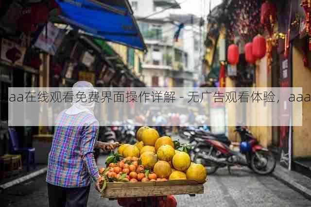 aaa在线观看免费界面操作详解 - 无广告观看体验，aaaq