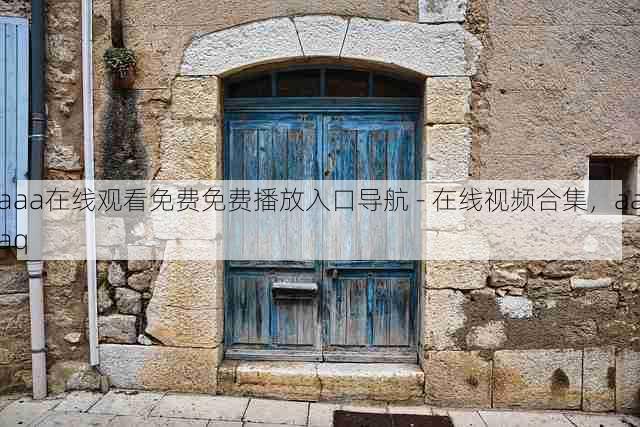 aaa在线观看免费免费播放入口导航 - 在线视频合集，aaaq