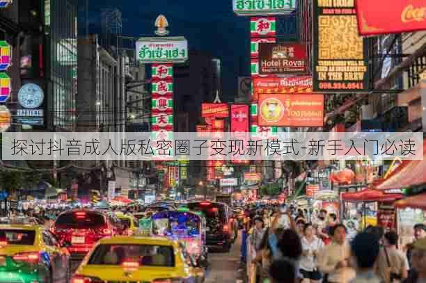 探讨抖音成人版私密圈子变现新模式-新手入门必读