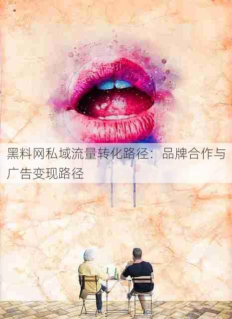 黑料网私域流量转化路径：品牌合作与广告变现路径